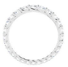 Load image into Gallery viewer, Graduated Diamond Eternity Band