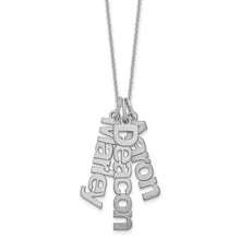 Load image into Gallery viewer, Hanging Name Necklace 1-5 Names
