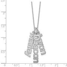 Load image into Gallery viewer, Hanging Name Necklace 1-5 Names