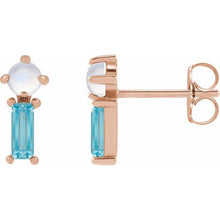 Load image into Gallery viewer, Out Of This World Moonstone and Topaz Earrings
