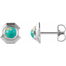 Load image into Gallery viewer, Coastal Cabochon Gemstone Earrings

