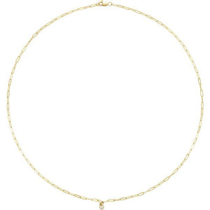 Varqi Diamond Drop Chain Necklace