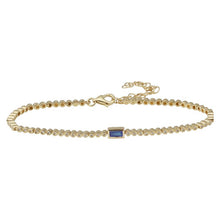 Load image into Gallery viewer, Diamond and Sapphire Bracelet
