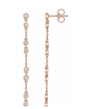 Load image into Gallery viewer, Diamond Chain Earrings
