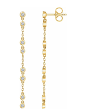 Load image into Gallery viewer, Diamond Chain Earrings
