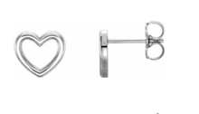 Load image into Gallery viewer, Open Heart Love Earrings - Youth
