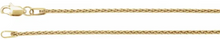 Load image into Gallery viewer, Gold Solid Wheat Chain Unisex
