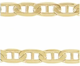 Solid Anchor Chain 14k Unisex