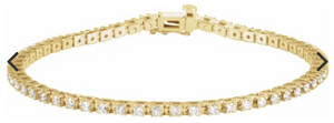 The Leslie Diamond Tennis Bracelet