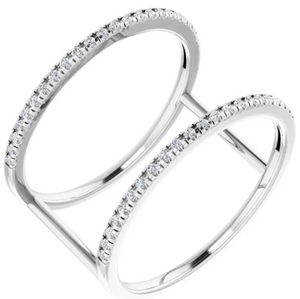 Double Diamond Ring