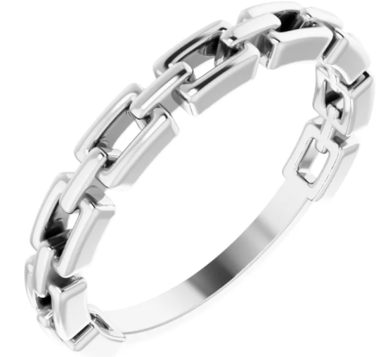 Chain Link Ring Small