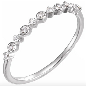 Noe Diamond Stackable Ring