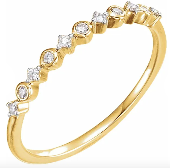 Noe Diamond Stackable Ring