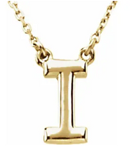 Load image into Gallery viewer, Initial Block Letter Necklace
