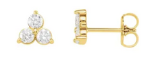 Load image into Gallery viewer, Diamond Trio Earrings
