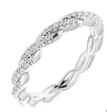 Load image into Gallery viewer, Do The Twist Diamond Eternity Band
