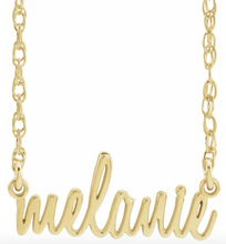 Load image into Gallery viewer, Lowercase Name Necklace

