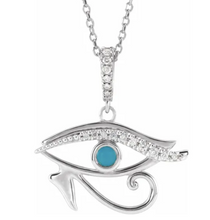 Load image into Gallery viewer, Eye of Horus Religious Necklace
