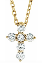 Load image into Gallery viewer, The Annalise Diamond Cross

