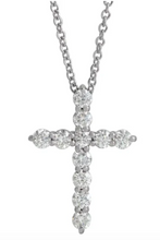 Load image into Gallery viewer, The Annalise Diamond Cross
