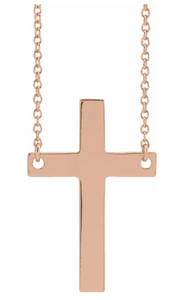 Floating Cross Necklace