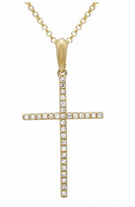 The Ava Diamond Cross