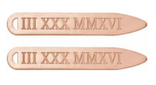 Load image into Gallery viewer, Roman Numeral Men&#39;s Collar Stay
