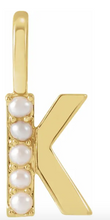 Load image into Gallery viewer, Paloma Pearl Initial Pendant
