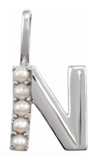 Load image into Gallery viewer, Paloma Pearl Initial Pendant
