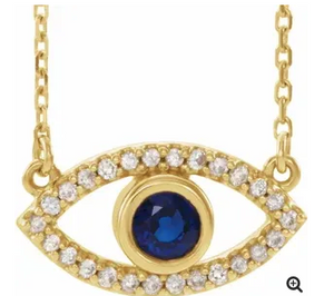 Evil Eye Religious Necklace