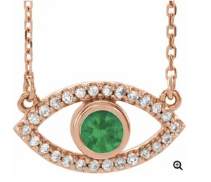 Evil Eye Religious Necklace