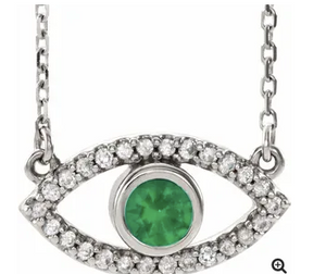 Evil Eye Religious Necklace