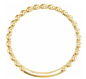 Stackable Bead Ring