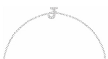 Load image into Gallery viewer, Diamond Letter Initial Bracelet
