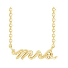 Load image into Gallery viewer, mrs Personalized Necklace
