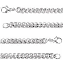Load image into Gallery viewer, Sterling Silver 8mm Curb Chain
