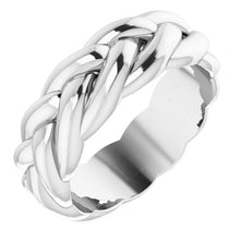 Load image into Gallery viewer, Roman Rope Men&#39;s Wedding Band
