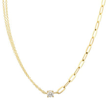 Load image into Gallery viewer, Clara Half &amp; Half Diamond Chain Bracelet or Necklace
