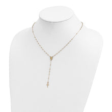 Load image into Gallery viewer, Diamond Cut Rosary Necklace

