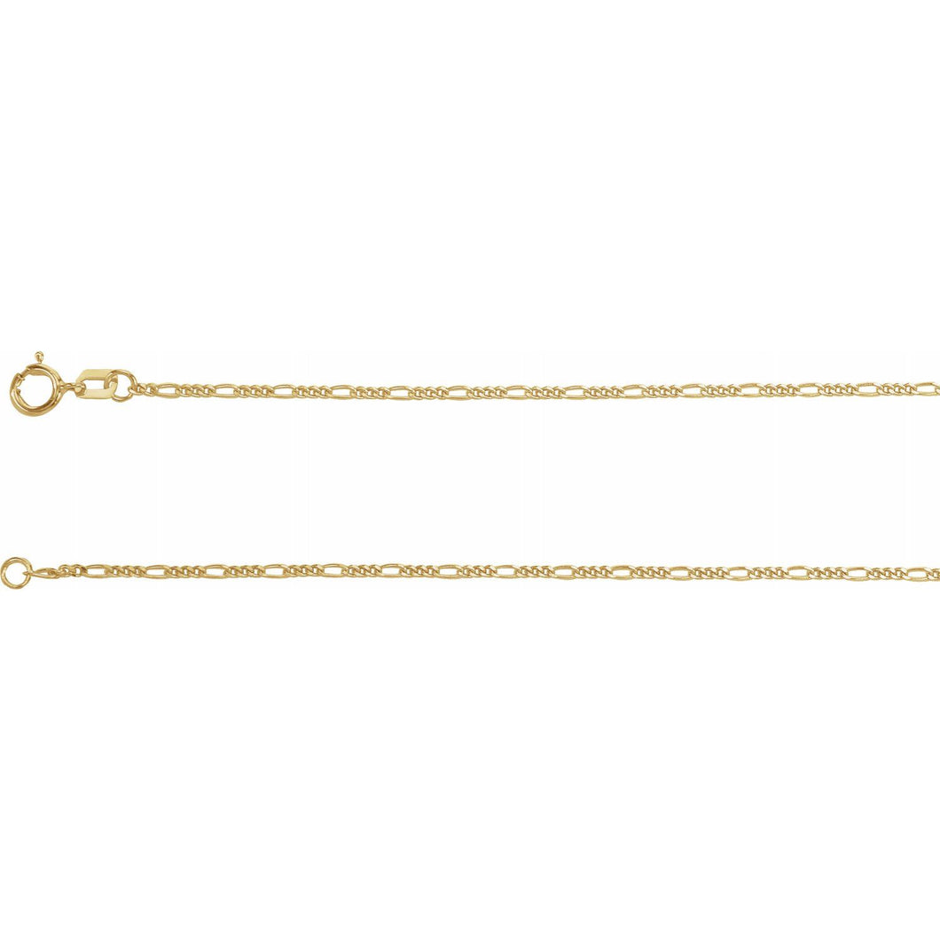 Figaro Delicato Necklace or Bracelet Chain