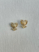 Load image into Gallery viewer, Vintage Shqipe Albanian Eagle Earrings
