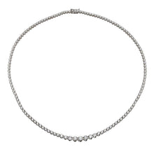 Load image into Gallery viewer, Diamond Tennis Illusion Necklace
