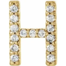 Load image into Gallery viewer, Initial Diamond Letter Earring
