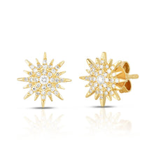 Load image into Gallery viewer, Starburst Diamond Earring
