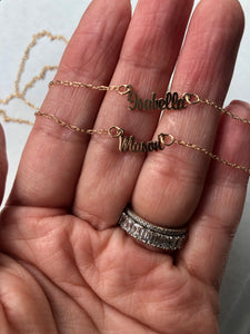 Mini Name Necklace