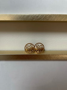 Shqipe Albanian Eagle Cuff Links with Rope Bezel