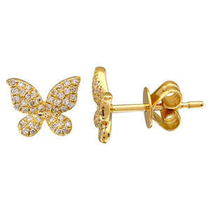 Olivia Diamond Butterfly Earrings