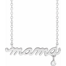 Load image into Gallery viewer, Mama Diamond Necklace
