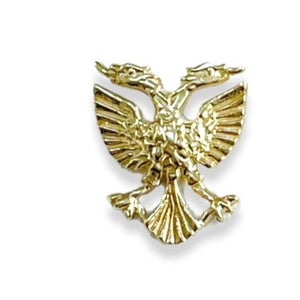 Vintage Shqipe14k Solid Gold Albanian Eagle lapel pin tie tack
