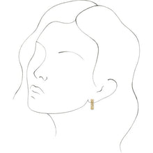 Load image into Gallery viewer, Chloe Chain Link Hoop Earrings
